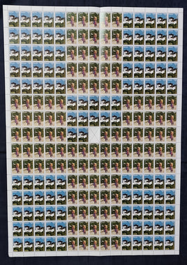 Bhutan 2006 Europa Dzong & Archery Sc 1421-22 High value 2v Full Sheet MNH # 140