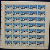 India 1983 Antarctic Expedition Phila 919 Full Sheet of 35 Stamps MNH # 90