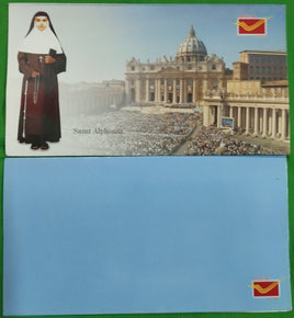 India 2008 Saint Alphonsa Blank Presentation Pack # GK34