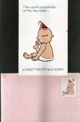 India 2002 Happy Birth Day Greeting Card with Envelope Postal Stationery MINT # GR193