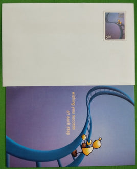 India 2002 Good Luck Greeting Card with Envelope Postal Stationery MINT # GR197