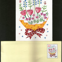 India 2000 Thank You Greeting Card with Envelope MINT # 94