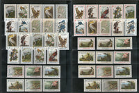Haiti 47 Diff. Water Birds Owl Paintings Wildlife Fauna MNH/MH # 1028