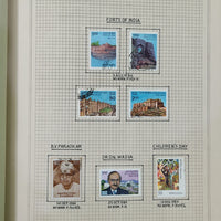 India 1981-94 Complete Year Pack well Hand Written Fine Used mounted Collection