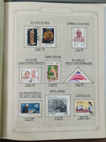 India 1981-94 Complete Years well Hand Written Fine Used mounted Collection