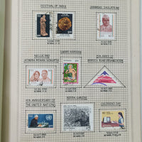 India 1981-94 Complete Year Pack well Hand Written Fine Used mounted Collection