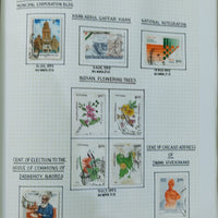 India 1981-94 Complete Year Pack well Hand Written Fine Used mounted Collection