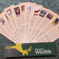 India Post Wildlife Stamp Printed Set of 12 Bookmarks