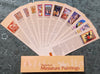 India Post Miniature Paintings Stamp Printed Set of 12 Bookmarks