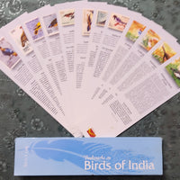 India Post Birds Stamp Printed Set of 12 Bookmarks Set-1