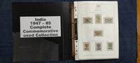 India 1947-85 Complete Years Fine Used mounted Collection