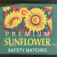 India SUN FLOWER Brand Big Safety Match Box Label # MBL114