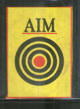 India AIM Brand Safety Match Box Label # MBL124
