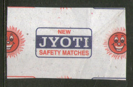 Étiquette de boîte d'allumettes de sécurité de marque indienne JYOTI n° MBL193