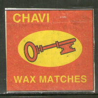 India CHAVI Brand Match Box Label # MBL19