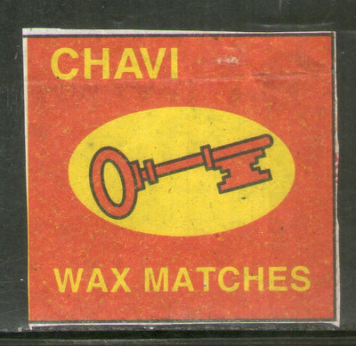 India CHAVI Brand Match Box Label # MBL19