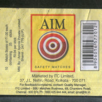 India AIM Brand Match Box Label # MBL262