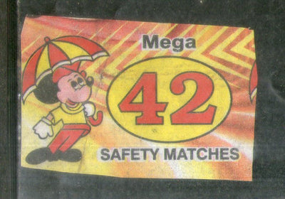 India FOURTY TWO Brand Safety Match Box Label # MBL402