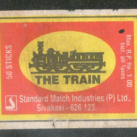 India TRAIN Brand Safety Match Box Label # MBL307