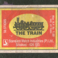 India TRAIN Brand Safety Match Box Label # MBL308
