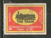 India TRAIN Brand Safety Match Box Label # MBL308