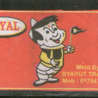 India DAYAL Brand Safety Match Box Label # MBL324