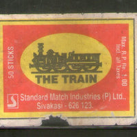 India TRAIN Brand Match Box Label # MBL335