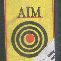 India AIM Brand Match Box Label # MBL341
