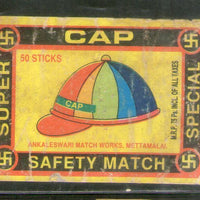 India CAP Brand Safety Match Box Label # MBL346