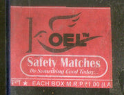 India KOEL Brand Safety Match Box Label # MBL356