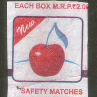 India APPLE Brand Safety Match Box Label # MBL359