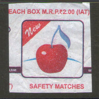 India APPLE Brand Safety Match Box Label # MBL361