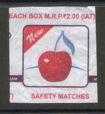 India APPLE Brand Safety Match Box Label # MBL361