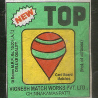 India TOP Brand Safety Match Box Label # MBL369