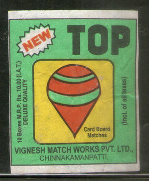 India TOP Brand Safety Match Box Label # MBL369