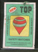 India TOP Brand Safety Match Box Label # MBL370
