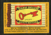 India CHAVI Brand Match Box Label # MBL376