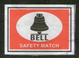 India BELL Brand Safety Match Box Label # MBL47