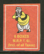 India NETA Brand Safety Match Box Label # MBL73
