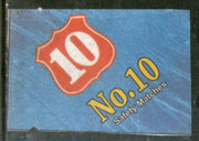 India NO.10 Brand Safety Match Box Label # MBL83