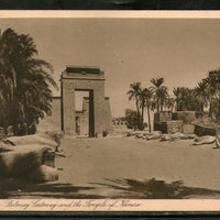 Egypt Karmak Gatrway & Temple of Khonsu View / Picture Post Card # PC094