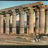 Egypt The Temple of Luxor Colonnade View / Picture Post Card # PC099