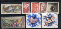 Russia USSR 43 Diff. Transport Ship Car Painting Snake Sea shell Architecture Space Used Stamps # 288