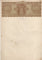 India Fiscal Re.1 Ashokan Stamp Paper Court Fee Revenue WMK-13 Plain Good Used # SP5B
