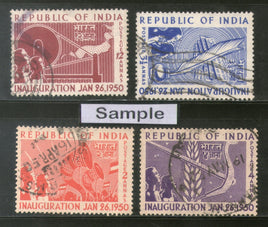 India 1950 Used Year Pack of 4 Stamps Republic of India