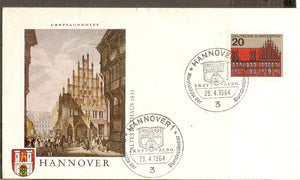 Germany 1964 Hannover Altes Rathaus Town Hall Architecture Cover
