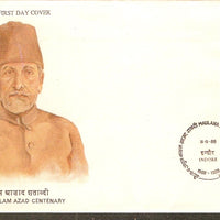 India 1988 Maulana Abul Kalam Azad Phila-1168 FDC