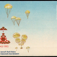 India 1993 Parachute Field Regiment Military Phila-1367 FDC