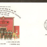 India 1994 Madras Regiment Military Phila-1413 FDC