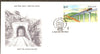 India 1998 Konkan Railway Locomotive Bridge Phila-1619 FDC